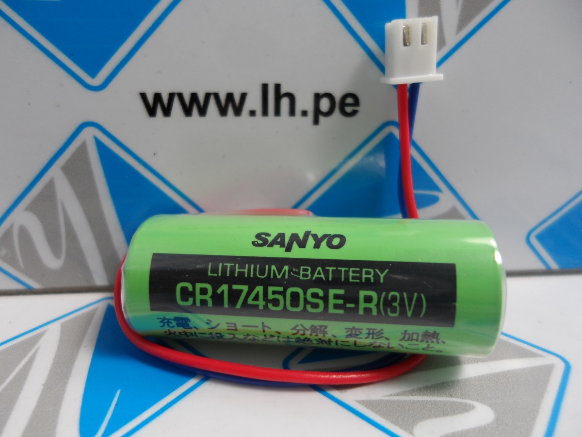 CR17450SE-R      Batería lithium para PLC 3V, con conector blanco